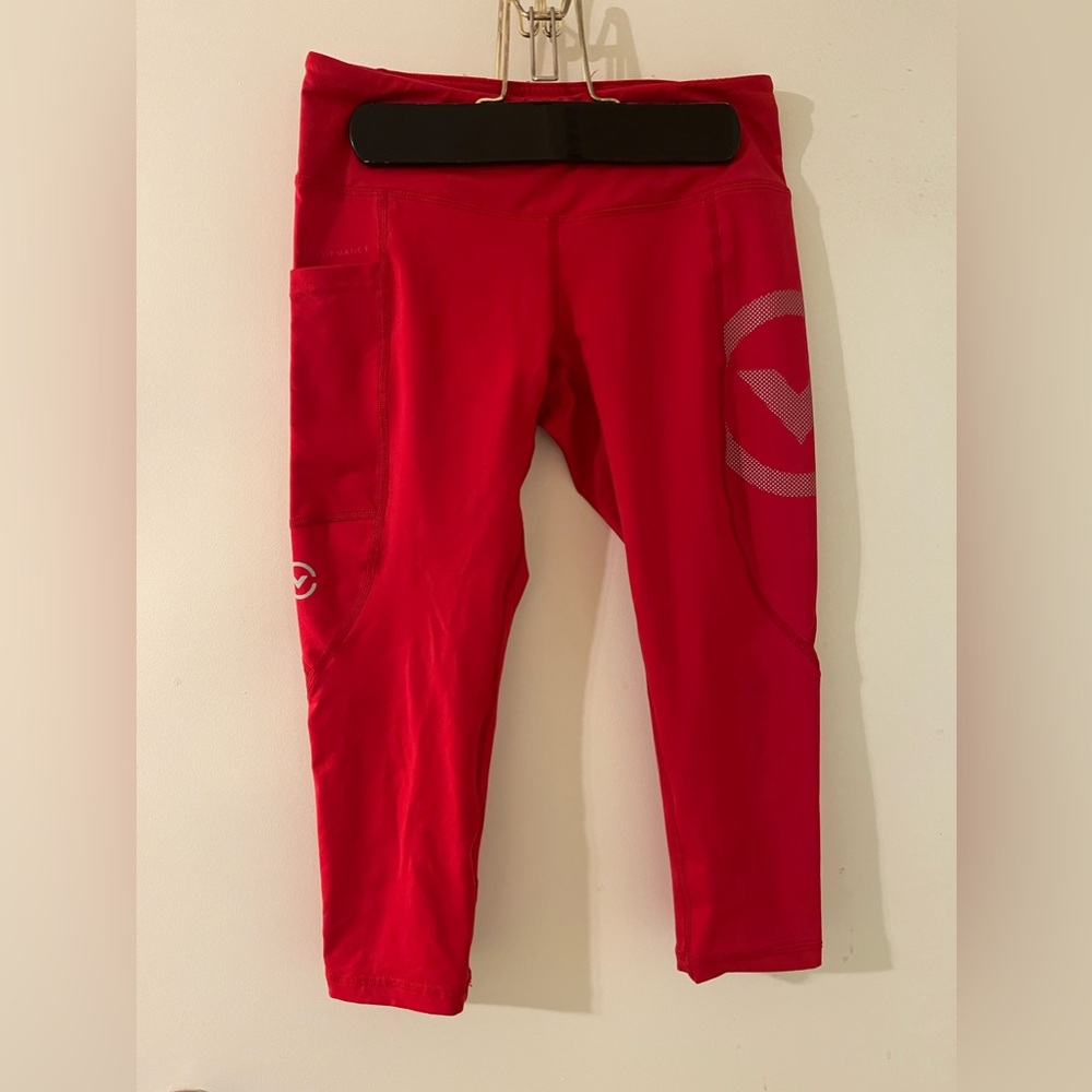 Virus Sportswear - Women’s 3/4 Compression Pant - Red